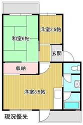 砥堀第２コーポラスの物件間取画像